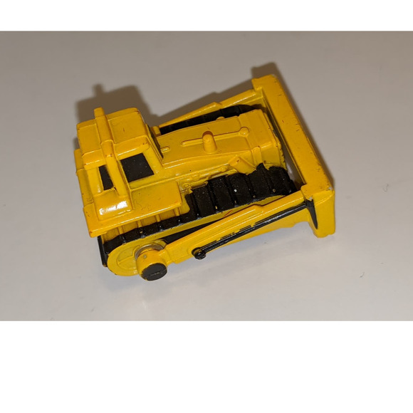 Lot 4 Vintage Galoob Micro Machines Construction Trucks Yellow Black - Picture 6 of 9